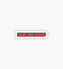 Worst case Ontario - Trailer Park Boys - Rickyism Sticker