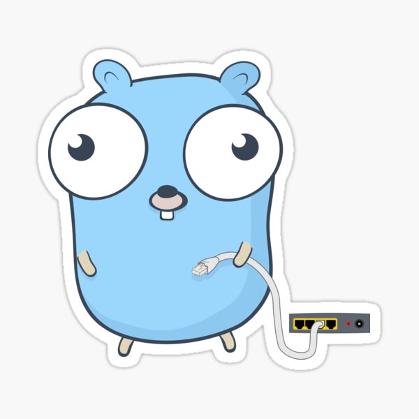 Item preview, Golang Gopher Logo: Network designed and sold by hellkni9ht.