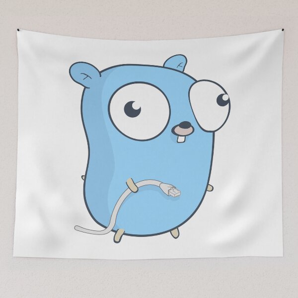 Item preview, Golang Gopher Logo: Network designed and sold by hellkni9ht.