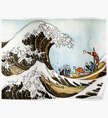 Coffee Wave Poster