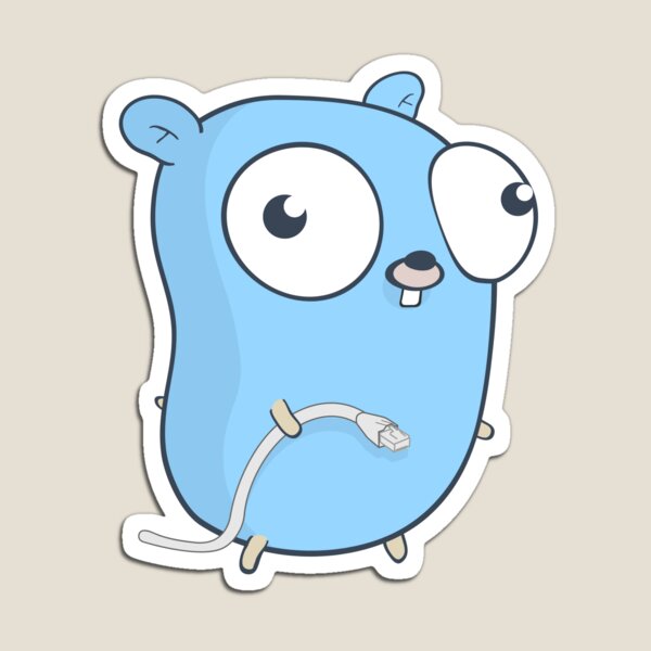 Item preview, Golang Gopher Logo: Network side designed and sold by hellkni9ht.