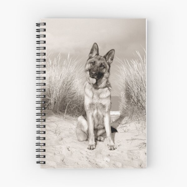 Item preview, German Shepherd at the Beach designed and sold by WendyM.