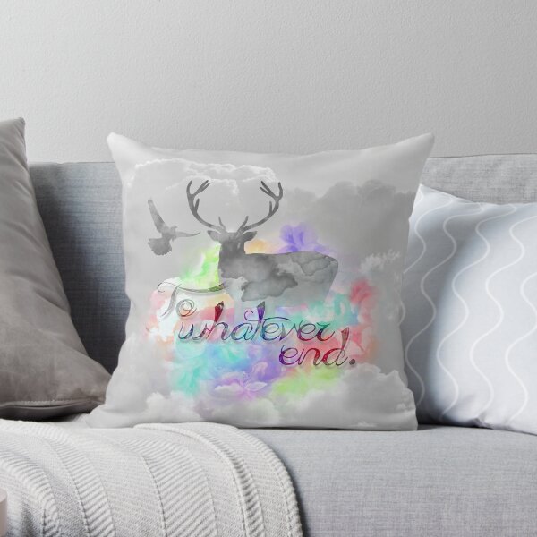 To whatever end - Rowaelin Quote Throw Pillow