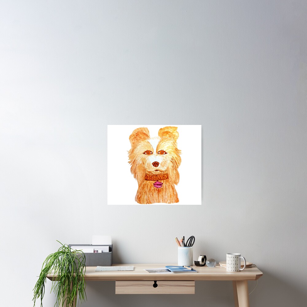 "Isle of dogs Nutmeg" Poster by halodits Redbubble