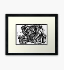 Solar Beam Framed Print