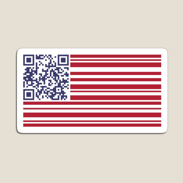 Artikelvorschau, Barcode der amerikanischen Flagge entworfen und verkauft von JoeyMartin.