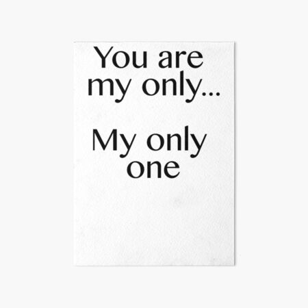 Yellowcard Only One Art Board Print By Sakshik1234 Redbubble