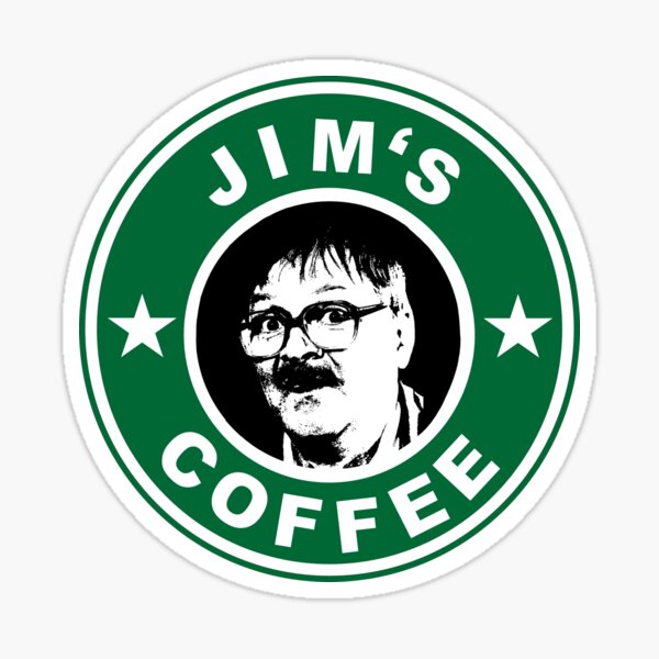 Jim's coffee Sticker