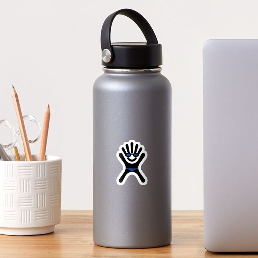 "Swimmer Hydro Flask Logo" Sticker for Sale by alexismcc Redbubble