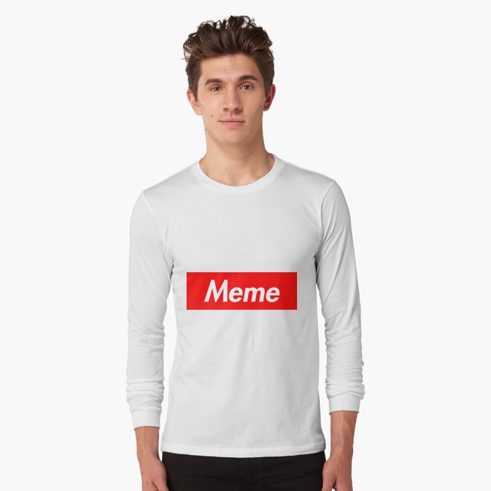 supreme shirt meme