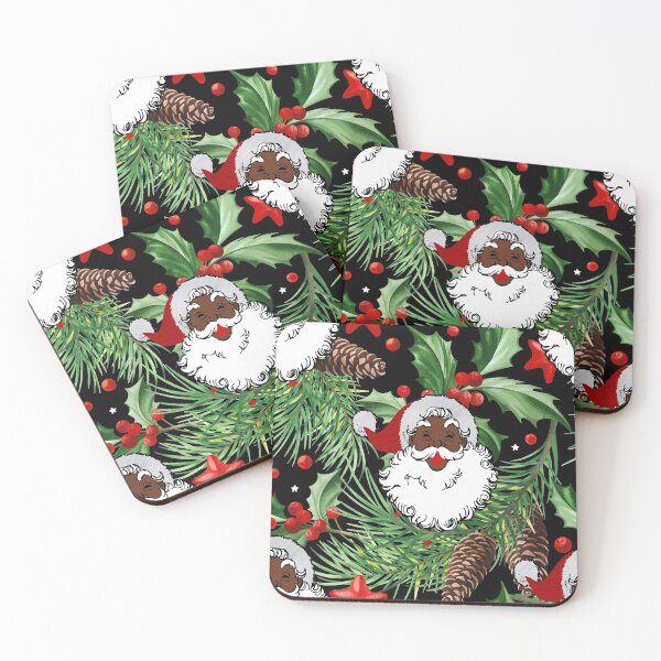 Item preview, xmas black santa claus designed and sold by Gossip Rag.