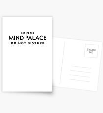 Mind Palace Black Postcards