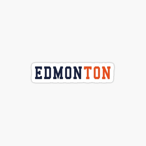 "EDMONTON" Sticker for Sale by perssonrobin Redbubble