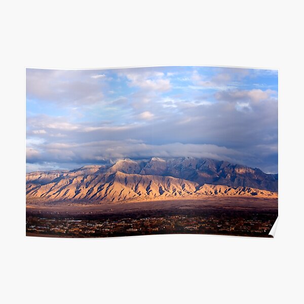 The Sandia Mountains by Albuquerque, NM Poster