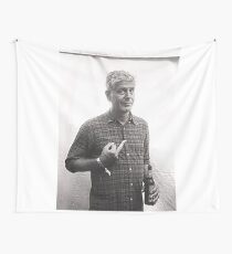 Anthony Bourdain Middle Finger Wall Tapestry