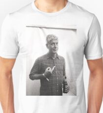 Camiseta unisex Anthony Bourdain dedo medio
