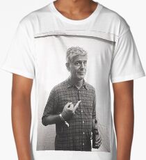 Anthony Bourdain Middle Finger Long T-Shirt