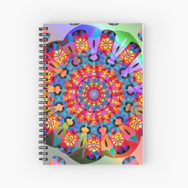 Colors and Blooms Spiral Notebook