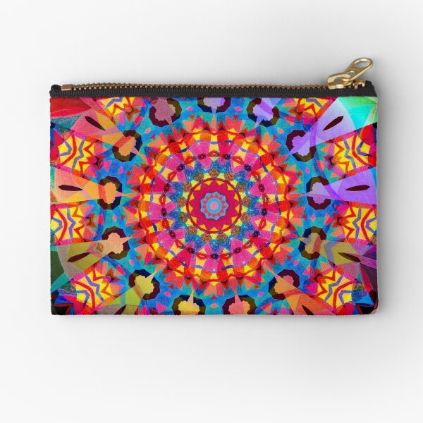 Colors and Blooms Zipper Pouch