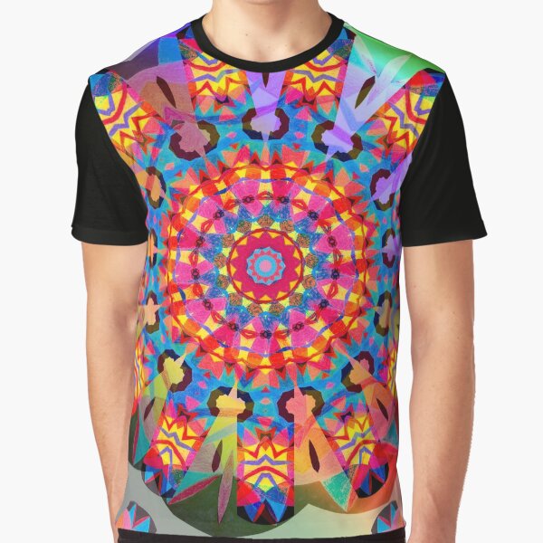 Colors and Blooms Graphic T-Shirt