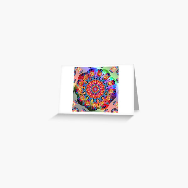 Colors and Blooms Greeting Card