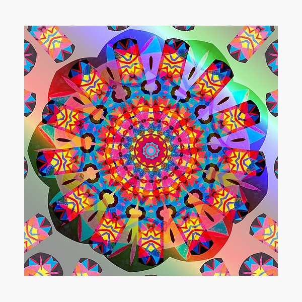 Colors and Blooms Photographic Print