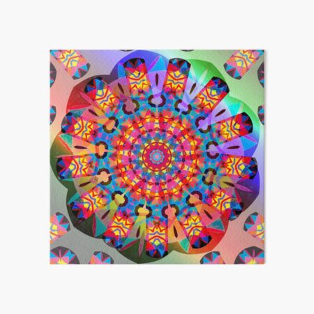 Colors and Blooms Art Board Print