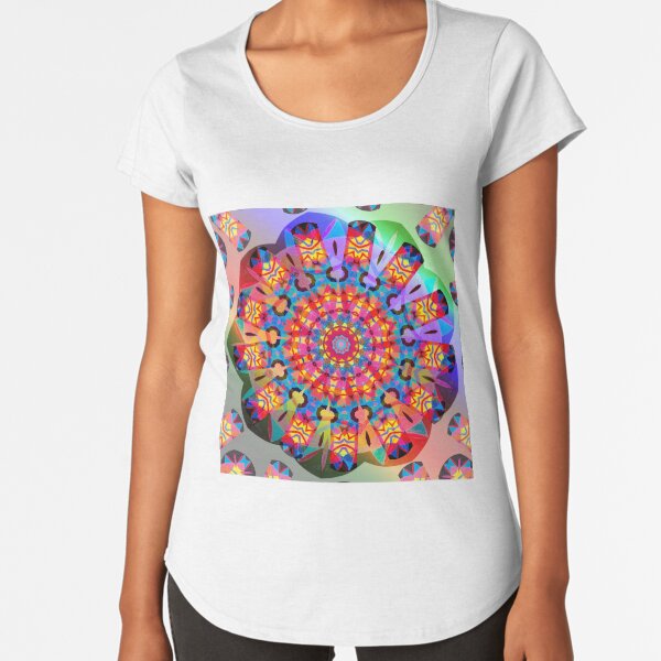 Colors and Blooms Premium Scoop T-Shirt