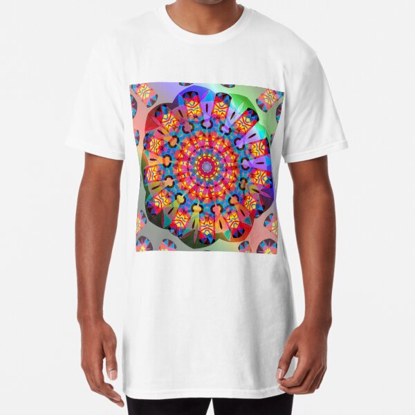 Colors and Blooms Long T-Shirt