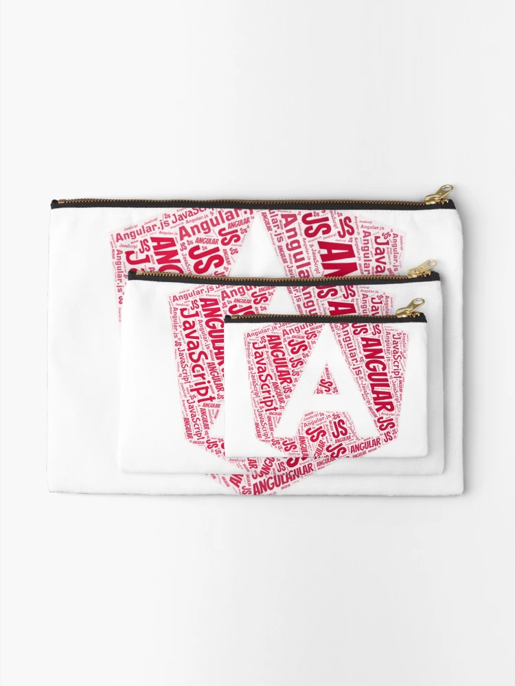 Thumbnail 2 of 4, Zipper Pouch, Angular JS JavaScript Developer designed and sold by vladocar.
