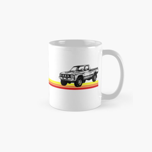 Toyota 4WD Truck Retro Stripes Classic Mug