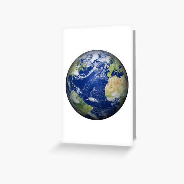 #map #sphere #environment #cartography #atmosphere #hemisphere #pollution #longitude #space #colorimage #planetspace #astronomy #360degreeview #wide #continentgeographicarea #physicalgeography Greeting Card