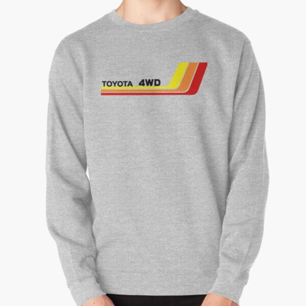 Vintage Racing Stripes Toyota 4WD Pullover Sweatshirt