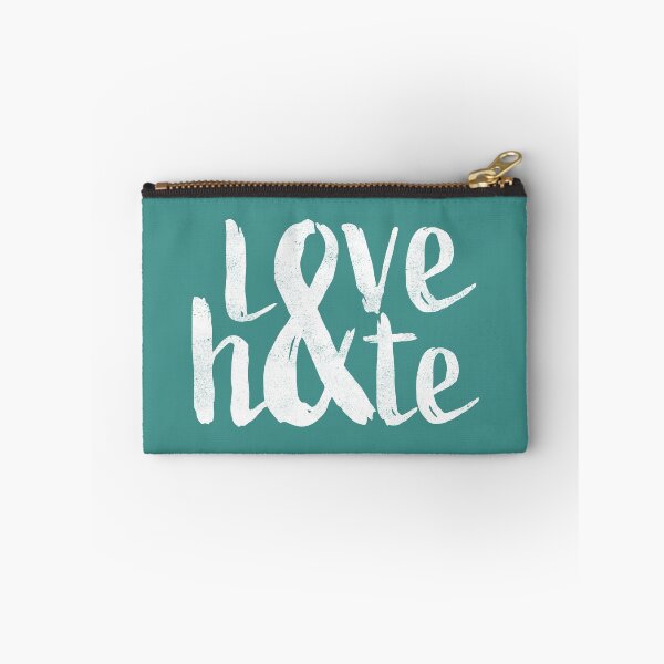Item preview, Love and hate typography designed and sold by RAWWR.