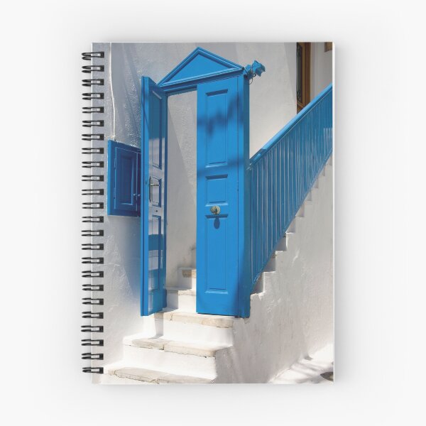 Item preview, Blue Facade To White Steps designed and sold by phil decocco.