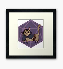 Rogue Meow Framed Print