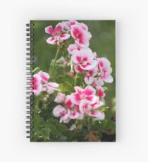 Geraniums two tone Spiral Notebook