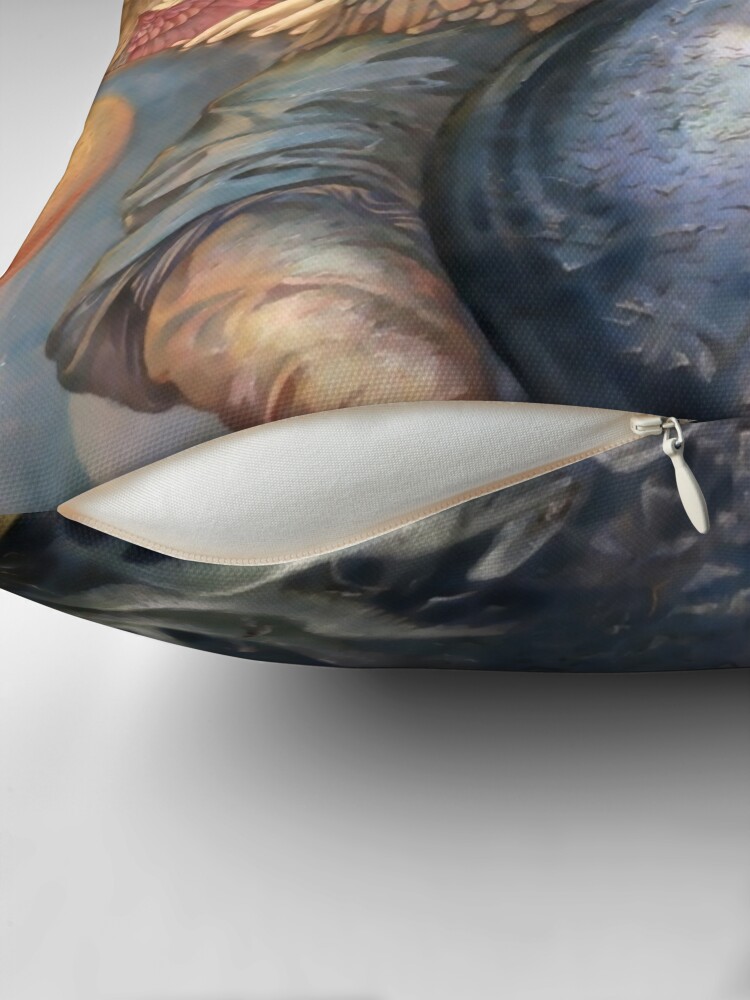Thumbnail 2 of 4, Pillow, Edward Burne-Jones "The Days of Creation - Day 5" designed and sold by ALD1.
