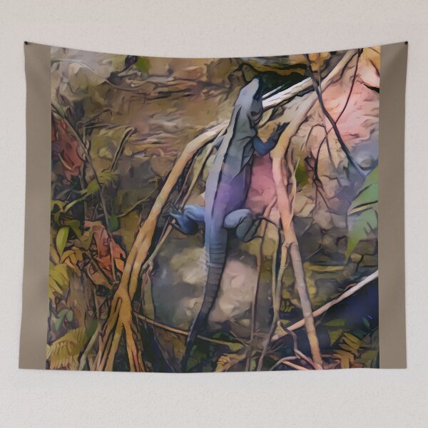 Item preview, Tropical Iguana designed and sold by ArtlyStudio.
