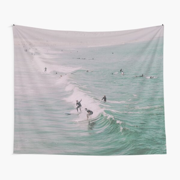 Venice Beach California Surfing Tapestry
