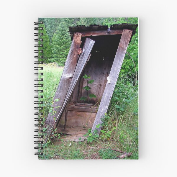 Item preview, Old Outhouse Being Reclaiming by Black Berries designed and sold by Chuck Gardner.