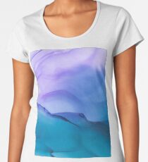 Mysterious Modern Contemporary Design Abstract Painting Women's Premium T-Shirt
