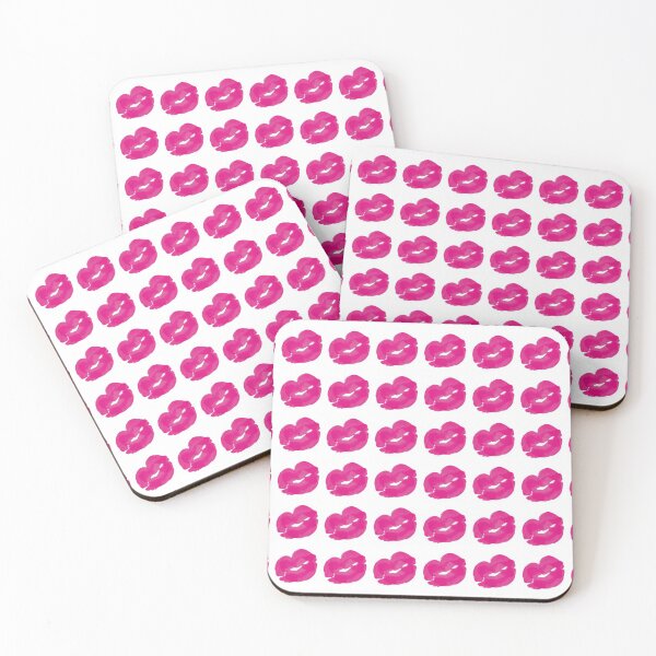 Item preview, Pink lipstick kisses designed and sold by LittleBettyMakes.