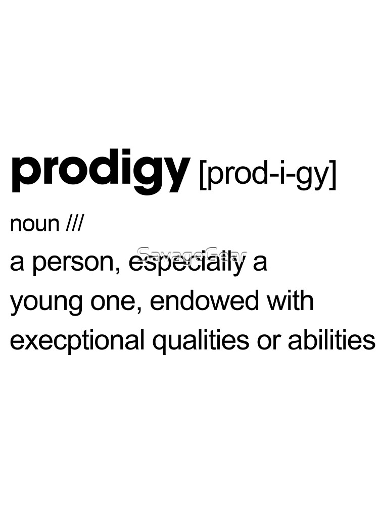 what does prodigy mean