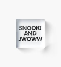 snooki and jwoww Acrylic Block
