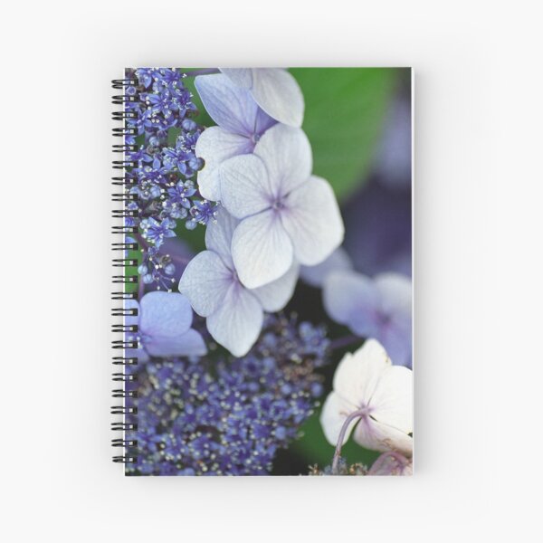 Blue Hydrangea Spiral Notebook