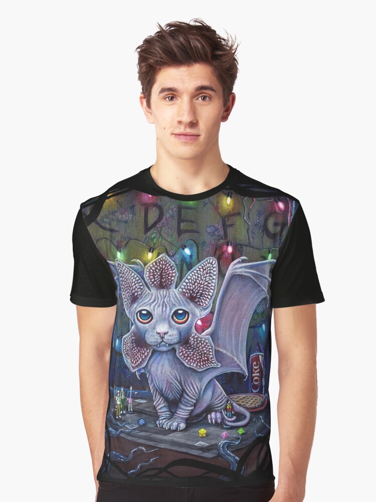 Thumbnail 1 of 5, Graphic T-Shirt, De-Meow-Gorgon designed and sold by MoniWolf.