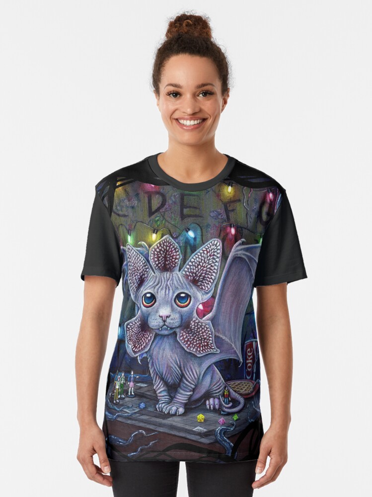Thumbnail 2 of 5, Graphic T-Shirt, De-Meow-Gorgon designed and sold by MoniWolf.