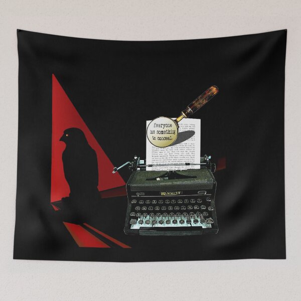Item preview, Dashiell Hammett Knows Whodunit! designed and sold by Introvert Art.