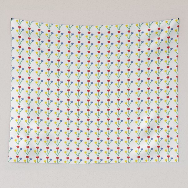 Item preview, 1980s vintage style tulips designed and sold by LittleBettyMakes.